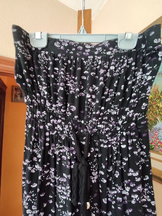 vestido palabra de honor.