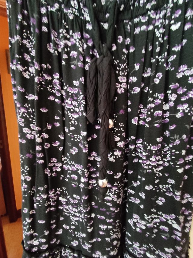 vestido palabra de honor.