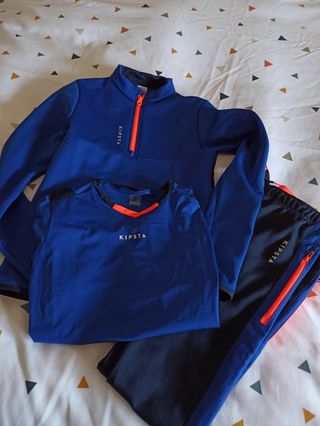 Chandal 3pzs futbol decathlon de segunda mano por 10 EUR en Mollerussa en  WALLAPOP