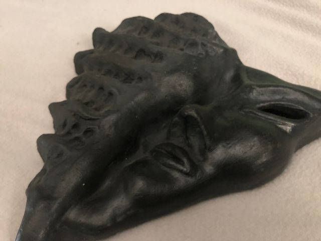 Decoración Máscara pared barro/cerámica