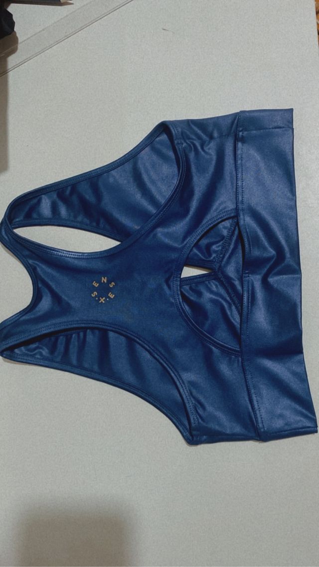 Sujetador deportivo azul sin estrenar