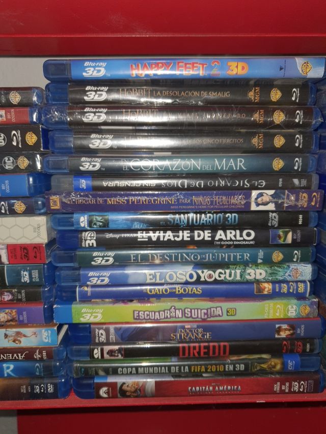 LOTE DE 100 BLU-RAY 3D..