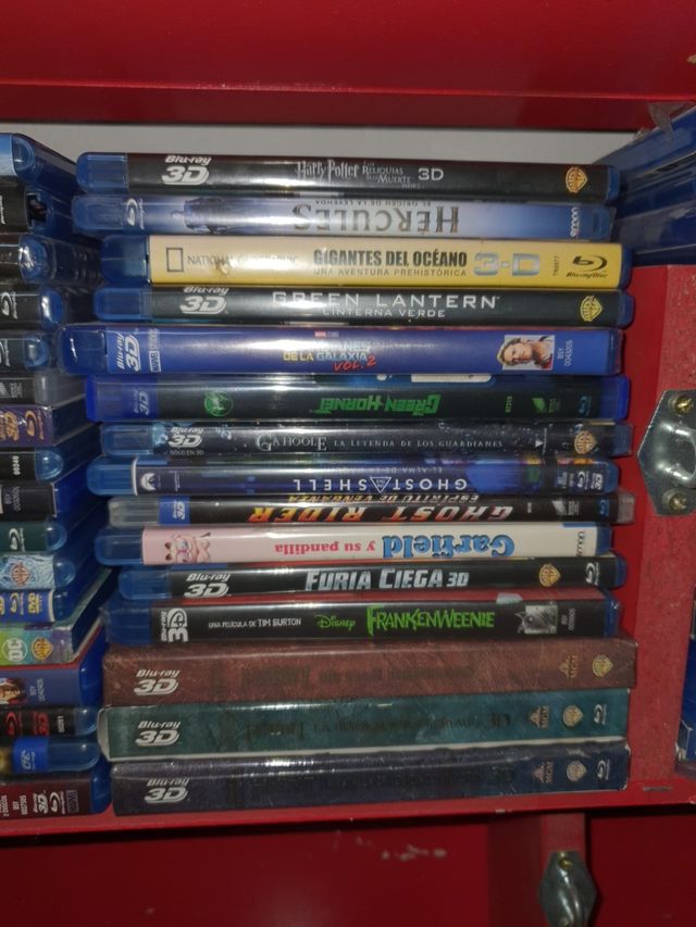 LOTE DE 100 BLU-RAY 3D..