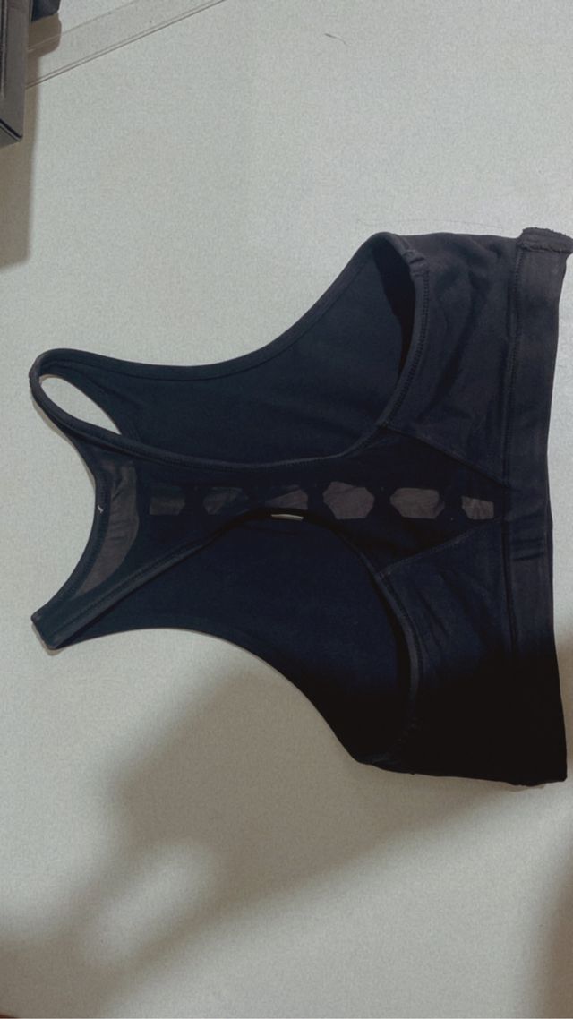 Sujetador deportivo negro