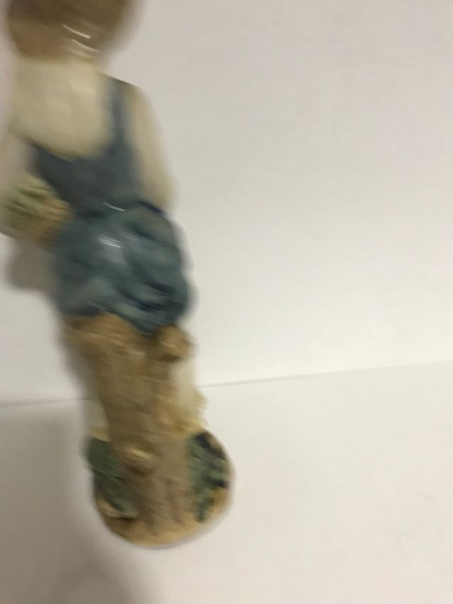 Figura femminile con cesto con fiori 29 cm