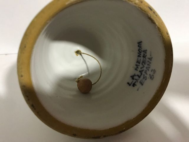 Campana Talavera antica 12cm