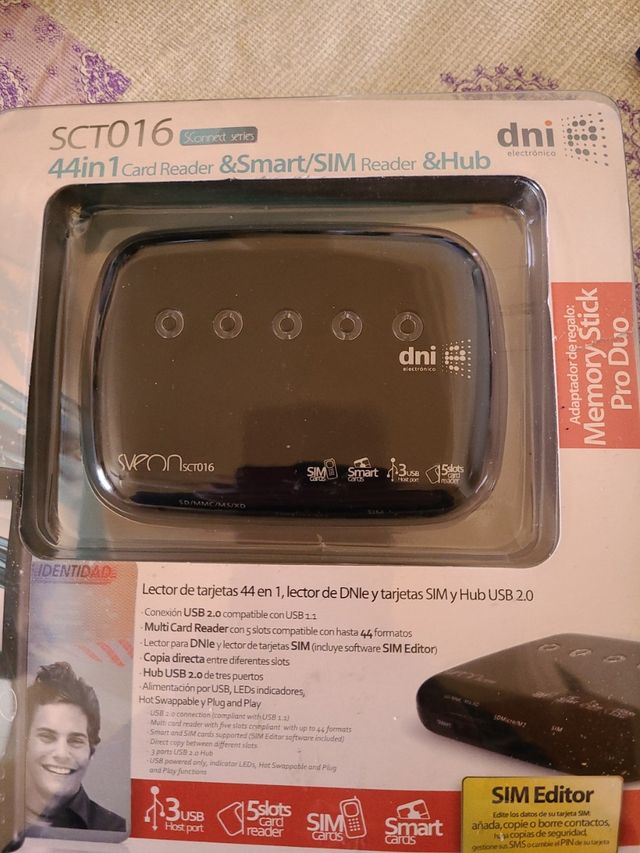 lector de tarjeta,dni y sim
