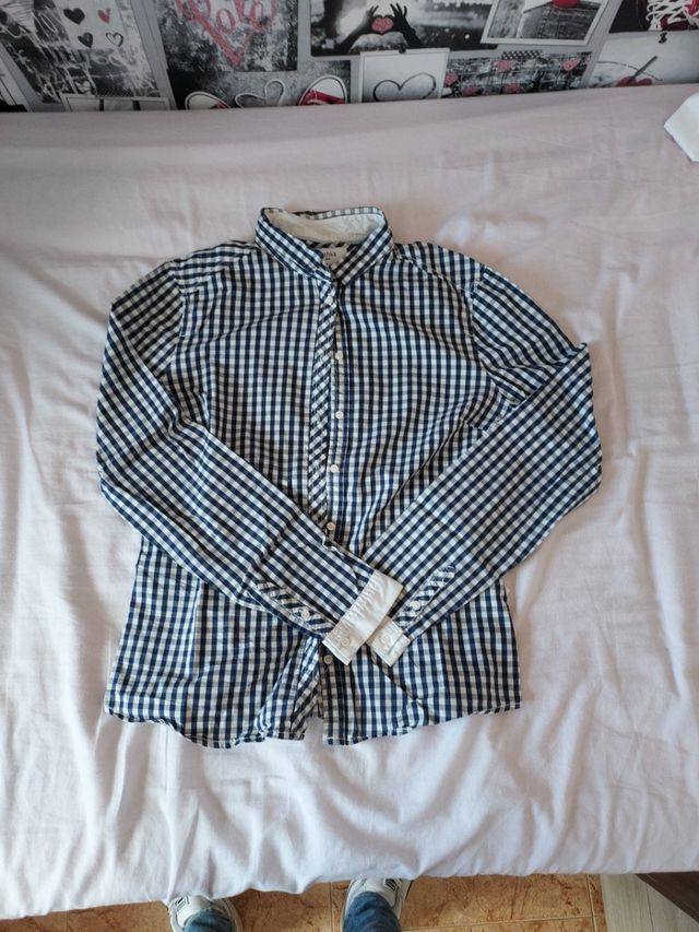 camisa con cuadrados