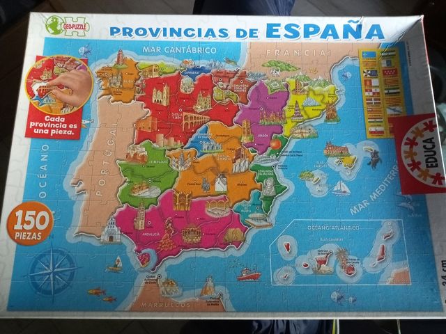 Puzzle Provincias de España (150 piezas)