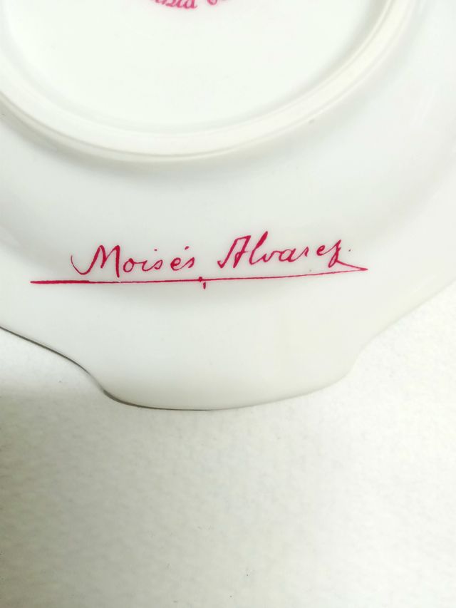 cenicero conmemorativo est. alvarez 1962. vigo