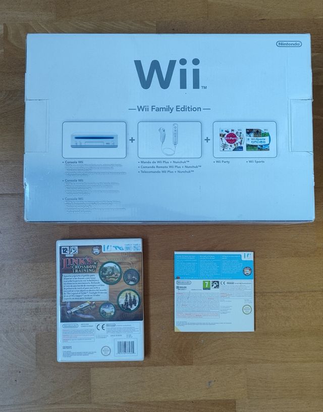 Consola Nintendo Wii Mandos caja Party Zelda