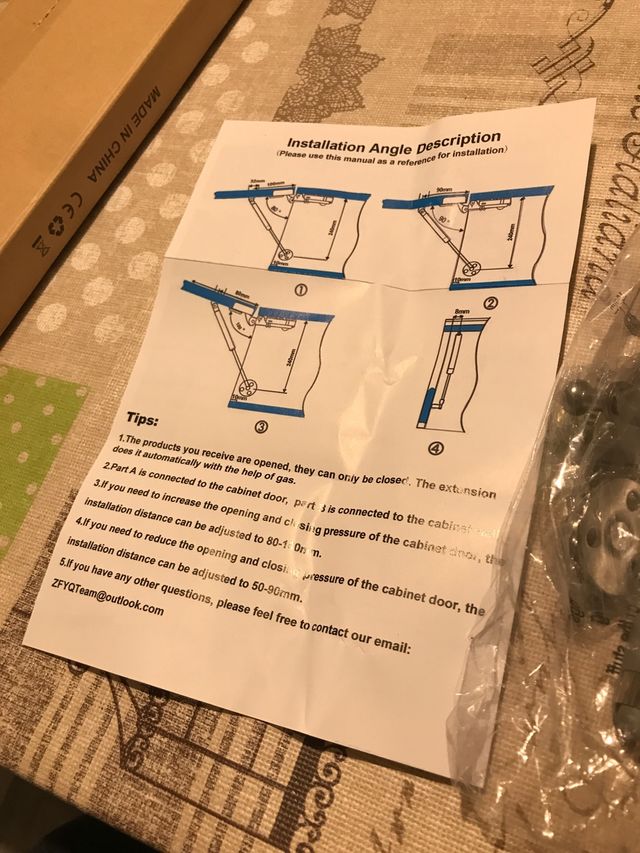 Hidráulico mueble cocina