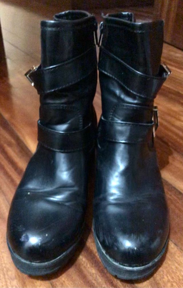 Botines polipiel bajos