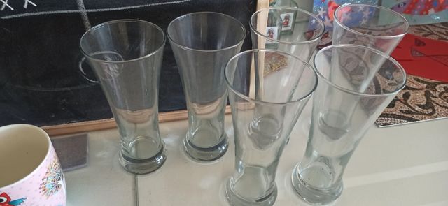 Pack 6 vasos para cerveza en perfecta condición!