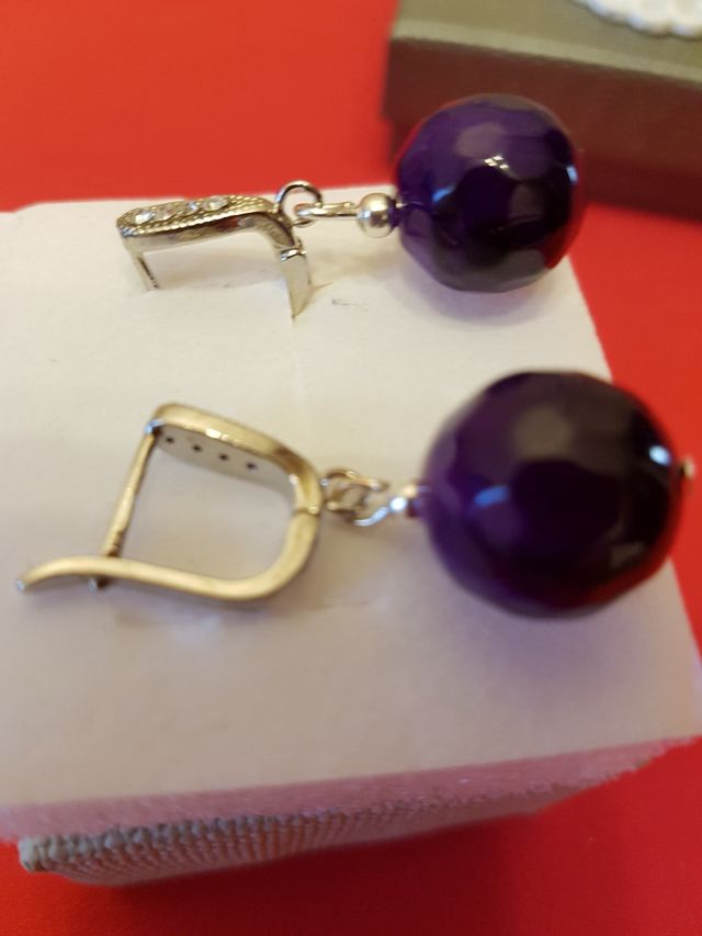 Pendientes de agata.