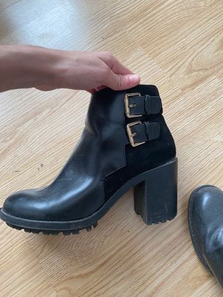 Botines Zara temporada pasada de segunda mano por 8 EUR en Madrid en  WALLAPOP