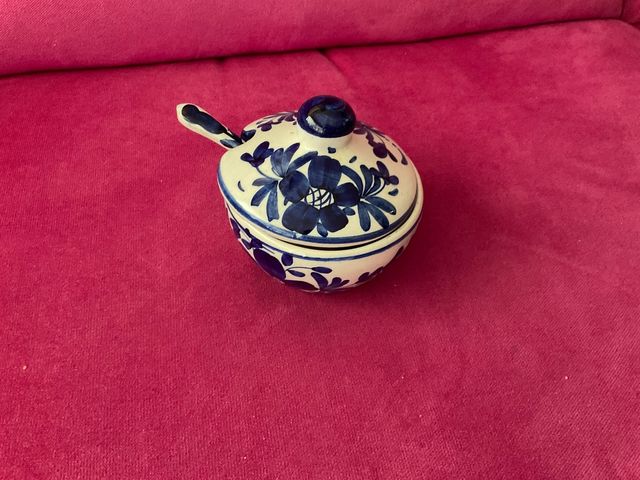 Azucarero cerámica antiguo
