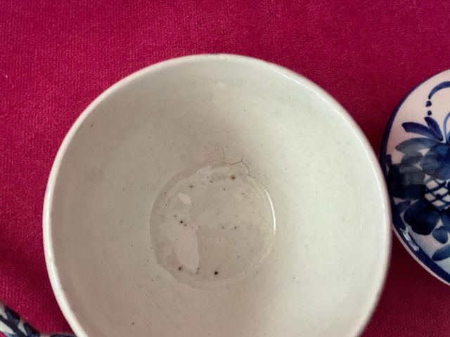 Azucarero cerámica antiguo