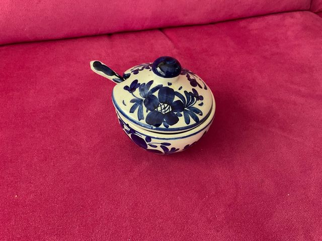 Azucarero cerámica antiguo