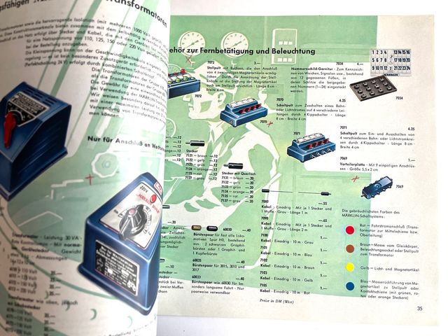 Catálogo MARKLIN 1962/63 D alemán