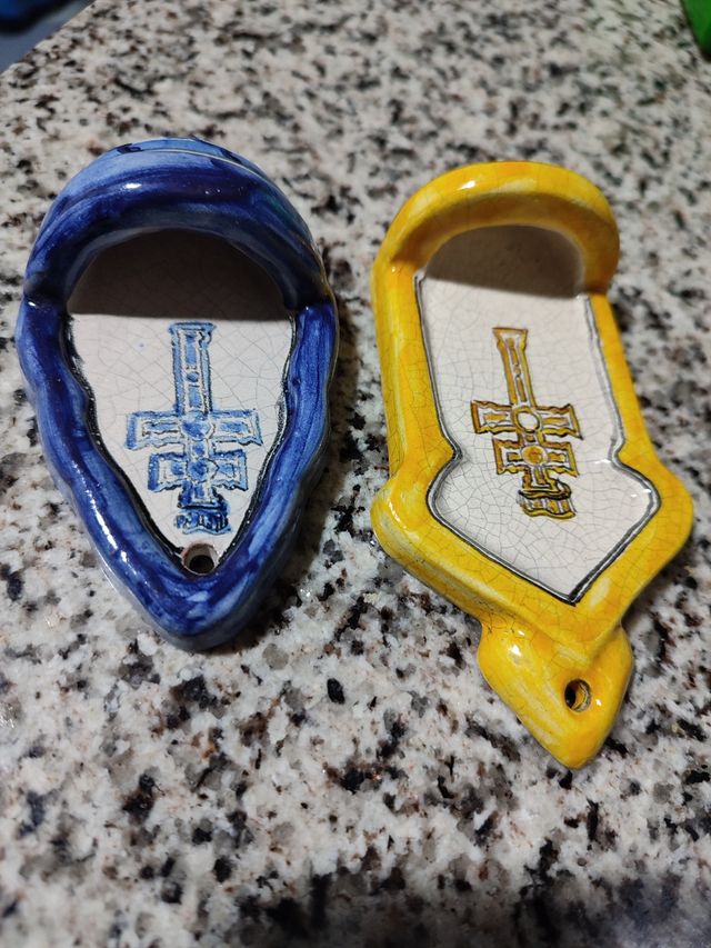 Vecchia collezione di ceramiche