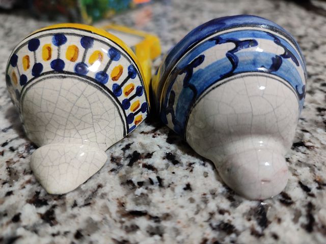 Vecchia collezione di ceramiche