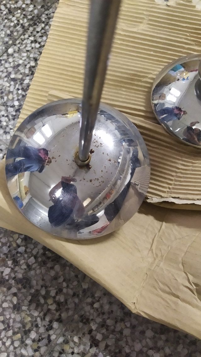 LÁMPARA GLOBO VINTAGE, techo.