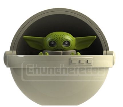 Figura de Baby Yoda con cuna analoga/lego NUEVA.