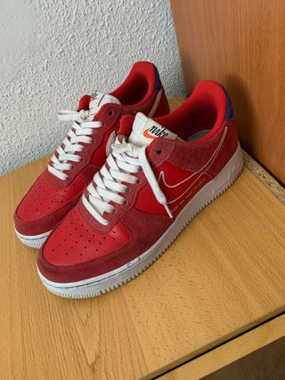 Airforce 1 Rojas y blancas nuevas. AF1 Originales de segunda mano por 80  EUR en Reus en WALLAPOP