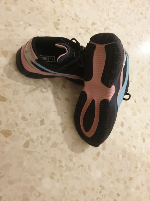 vendo botines deporte niña, señora puma