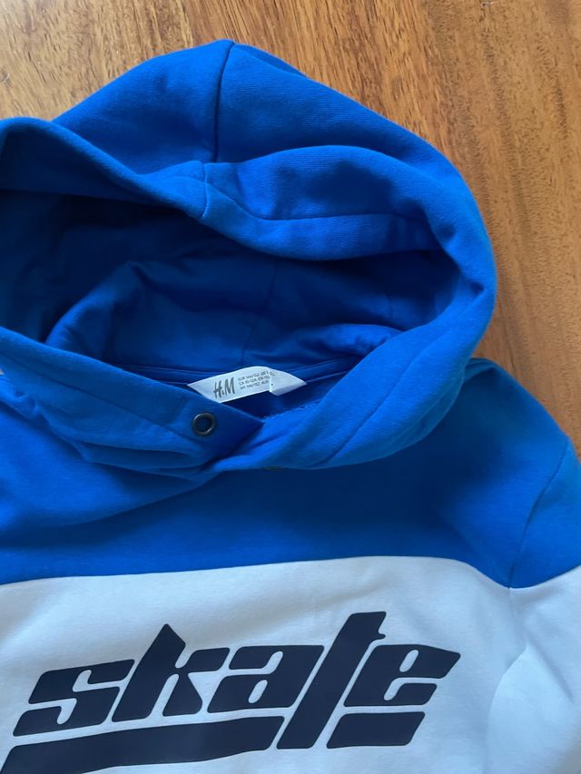 Sudadera Rallas con capucha talla 12