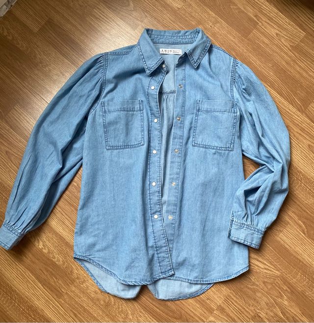 Camisa Cazadora Vaquera Primark Mujer Chaqueta Vaquera Con