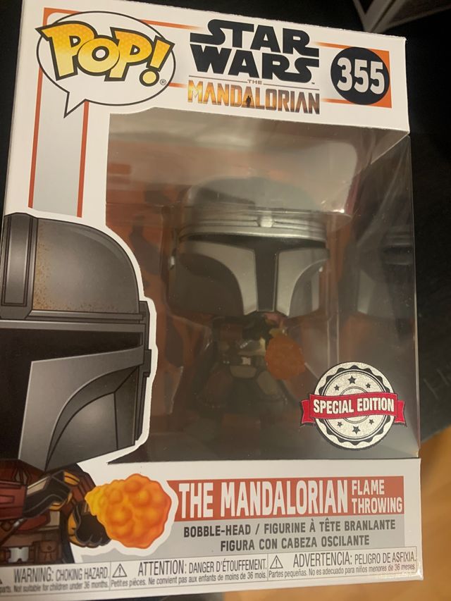 Funko the mandalorian flame
