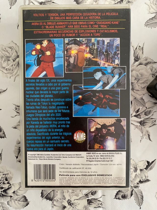 AKIRA de Katsuhire Otorno VHS