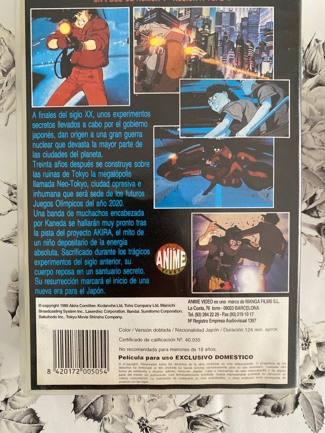 AKIRA de Katsuhire Otorno VHS