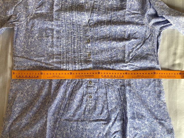 Blusa mujer azul de flores de HyM