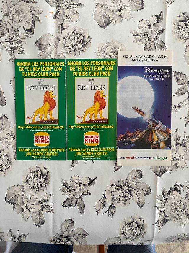 EL REY LEON VHS con sus flayes originales.oferton