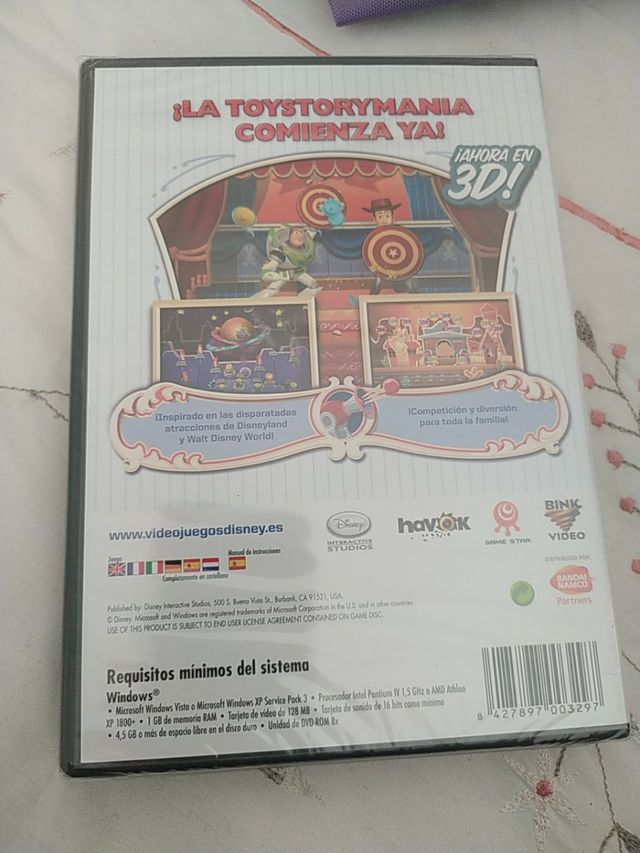 Juego ordenador. Toy Story Mania