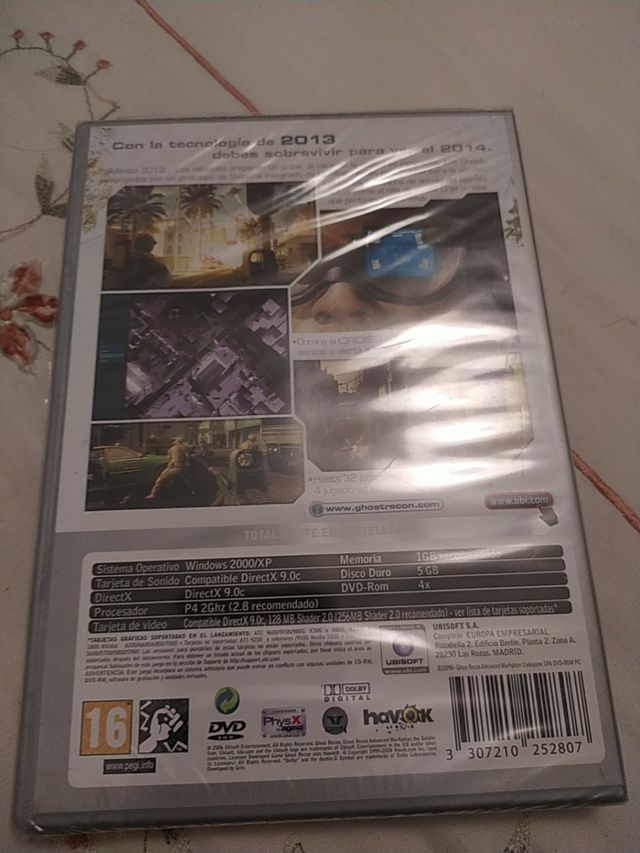 Juego ordenador. Ghost Recon. Advanced Warfighter