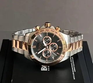 Reloj De Vestir Formal Hugo Boss Ikon Dorado/Rosa