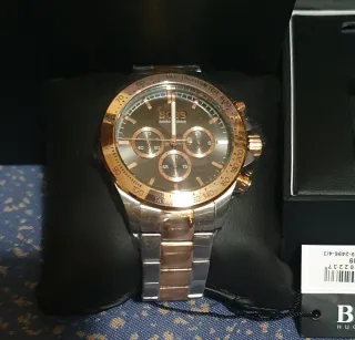 Reloj De Vestir Formal Hugo Boss Ikon Dorado/Rosa