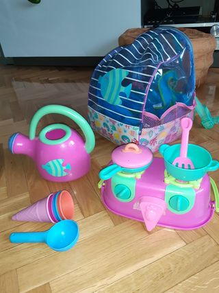 Juguetes y mochila playa Imaginarium de segunda mano por 20 EUR en Madrid  en WALLAPOP