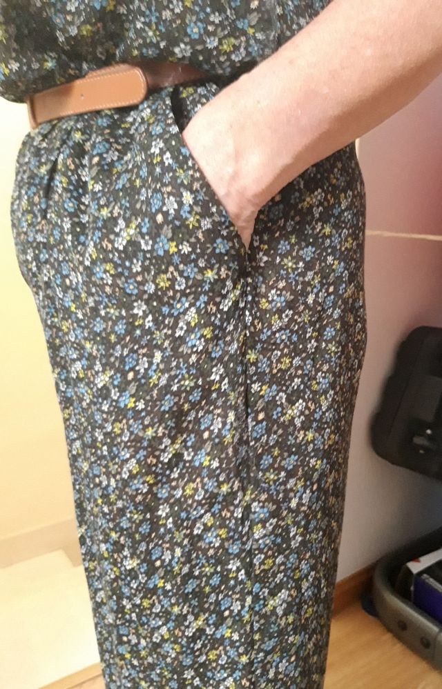 Mono pantalón tirantes flores Essentiel