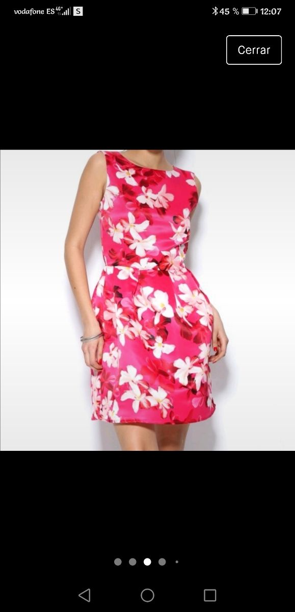 Vestido floreado Venca