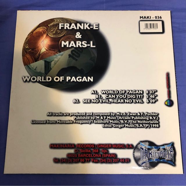 Frank-E & Mars-L ‎– World Of Pagan