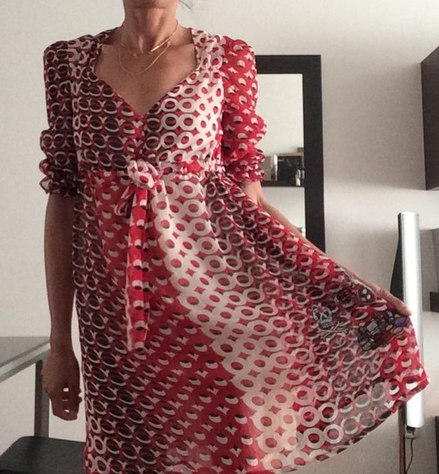 Vestido bordados Top Shop 