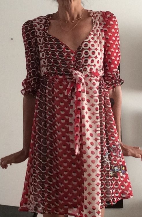 Vestido bordados Top Shop 