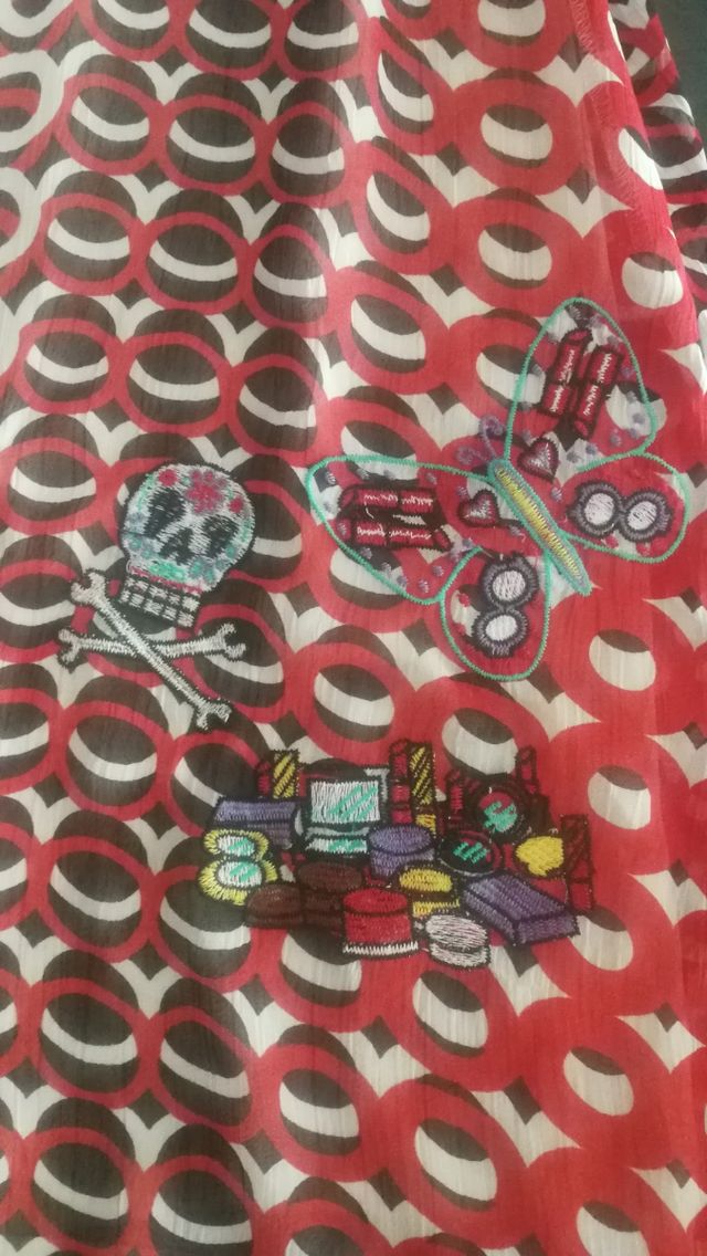 Vestido bordados Top Shop 