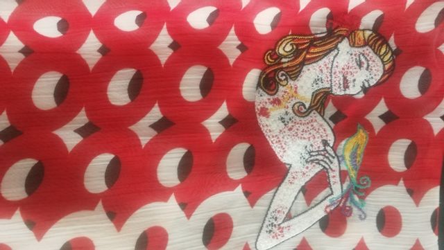 Vestido bordados Top Shop 