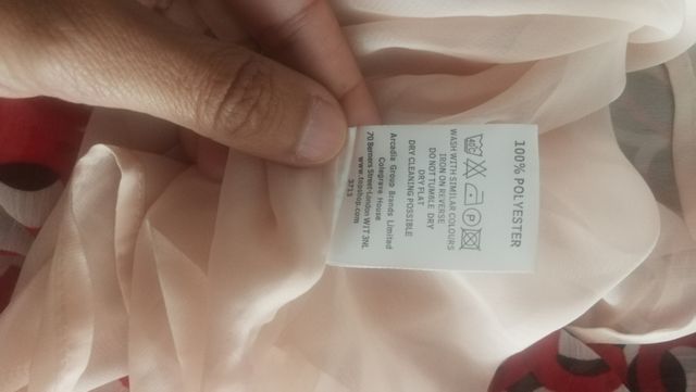 Vestido bordados Top Shop 